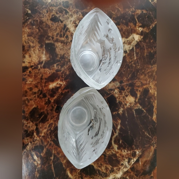 Celebrations Crystal Clear The Night Before Christmas Frosted Votives Set Of 2 - Picture 3 of 6